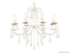 Люстра подвесная TR4917 Ambrella light без плафона на 8 ламп, основание белое в стиле кантри прованс Люстра подвесная TR4917 Ambrella light без плафона на 8 ламп, основание белое в стиле кантри прованс